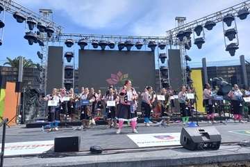 Carrera de Tacones del Carnaval de Telde 2023/TA e Ildefonso Rodríguez.